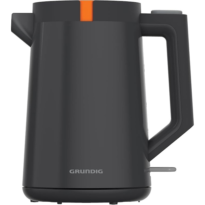 Fierbător Grundig WK 5320, 2200 W, 1.7 L, gri/teracotă