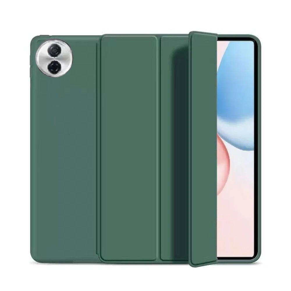 Husa Ultra Slim pentru Honor Pad 10, 12.1" (2025) - Silicon TPU, Smart Cover - Verde Marin