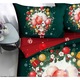 Lenjerie de Pat, Bumbac Satinat, 1 Persoana, 4 Piese, Santa Claus With Balloons, 155x220cm, Multicolor