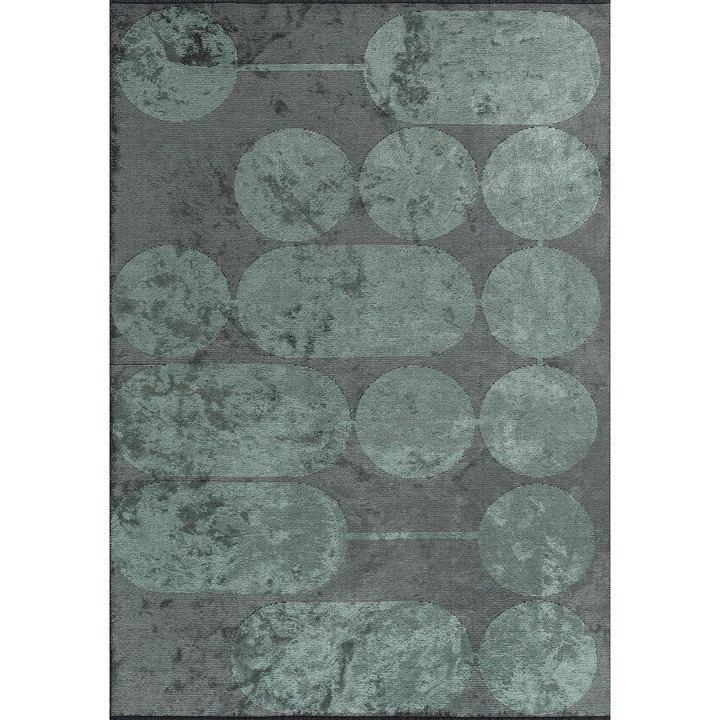 Egyszínű szőnyeg, Rug Couture, 2400g/m², 7mm vastagság, antracit, 160x230cm