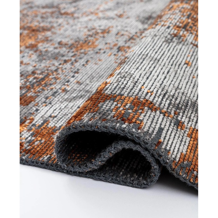 Vintage szőnyegek, Rug Couture, 5886, szürke, 2.450g/m², 7mm vastagság