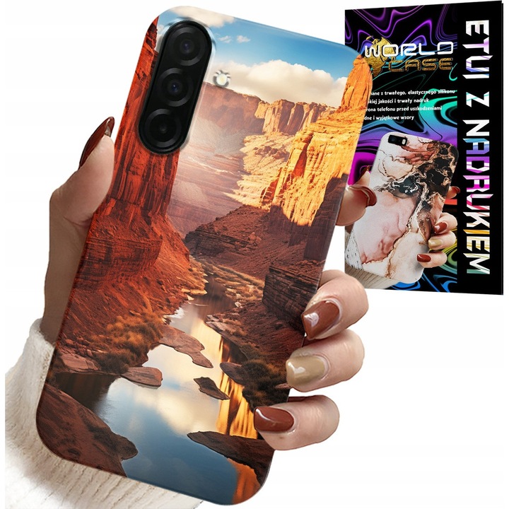 Carcasa pentru Samsung Galaxy A26 5G, World Case, design Grand Canyon Desert, silicon, colorat
