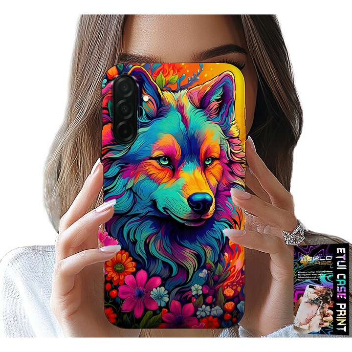 Telefontok, World Case, Samsung Galaxy A56 5G, szilikon, színes mintás