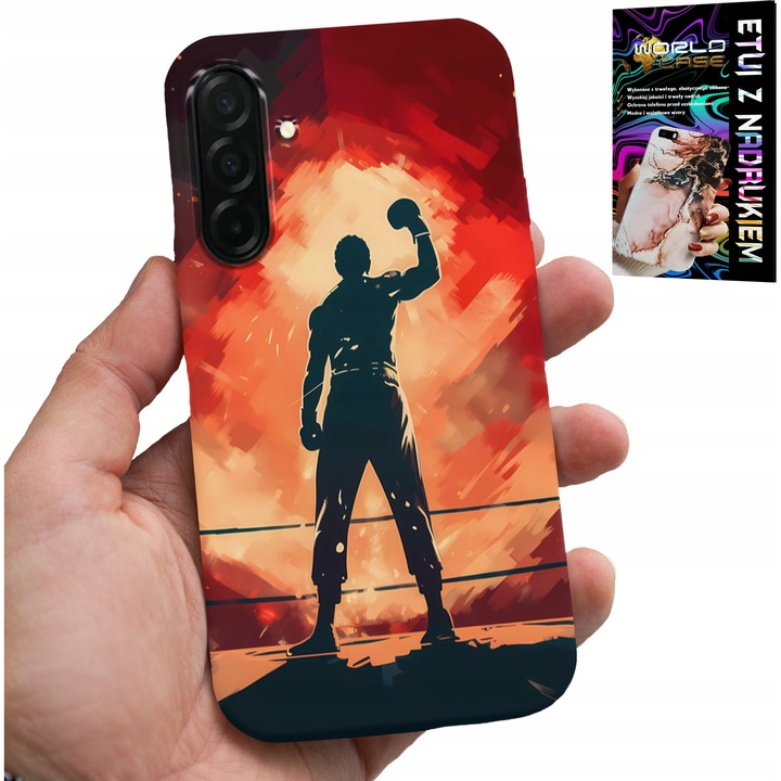 Carcasa pentru Samsung Galaxy A26 5G, World Case, design MMA Warriors, silicon, multicolor