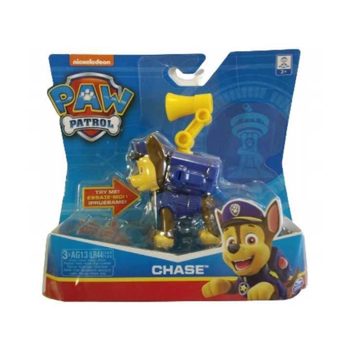 Mancs őrjárat figura hanggal, EURO-TRADE, 5.1x16.5x18.4cm, többféle modell