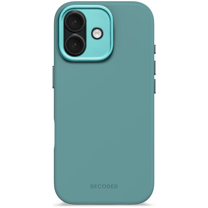 Husa din Silicon Antimicrobian DECODED pentru iPhone 17 - Retro Blue
