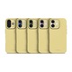 Антимикробен силиконов калъф DECODED за iPhone 17 - Yuma Yellow