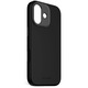 Husa din Silicon Antimicrobian DECODED pentru iPhone 17 - Phantom Black