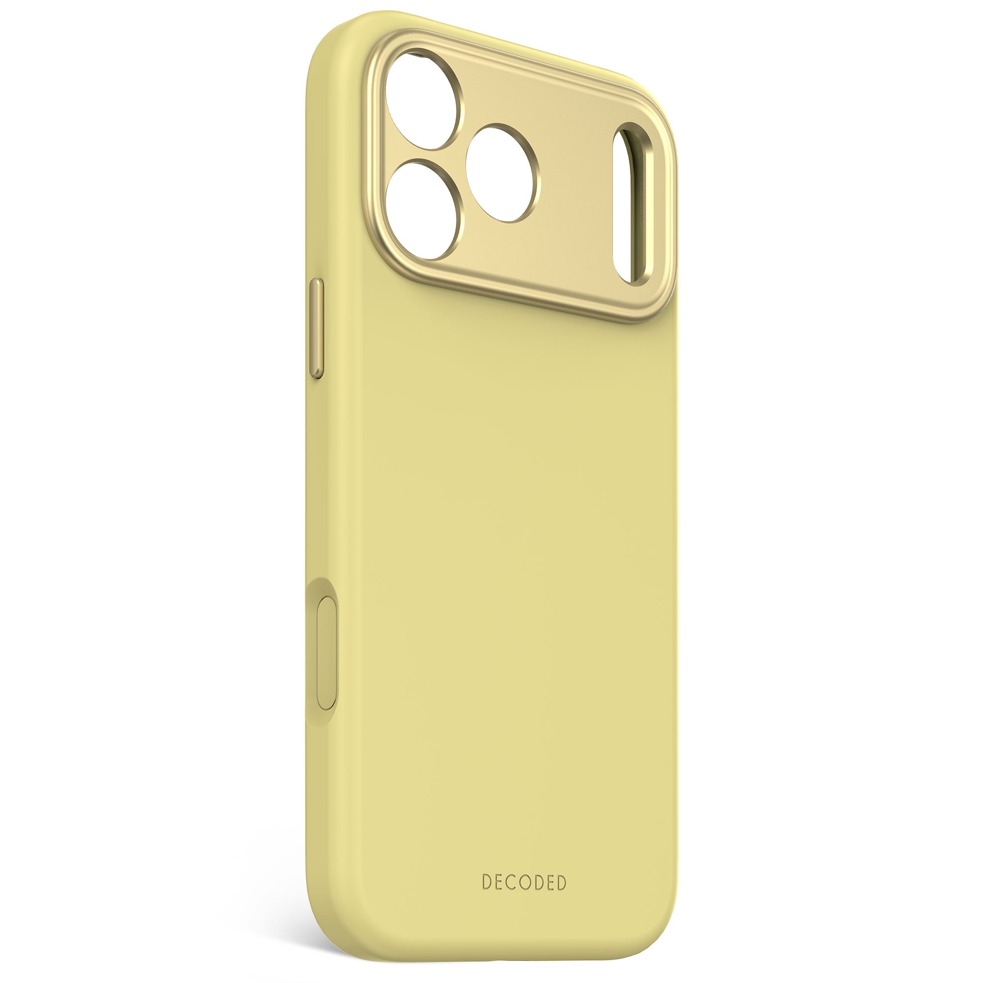 Husa din Silicon Antimicrobian DECODED pentru iPhone 17 Pro Max - Yuma Yellow