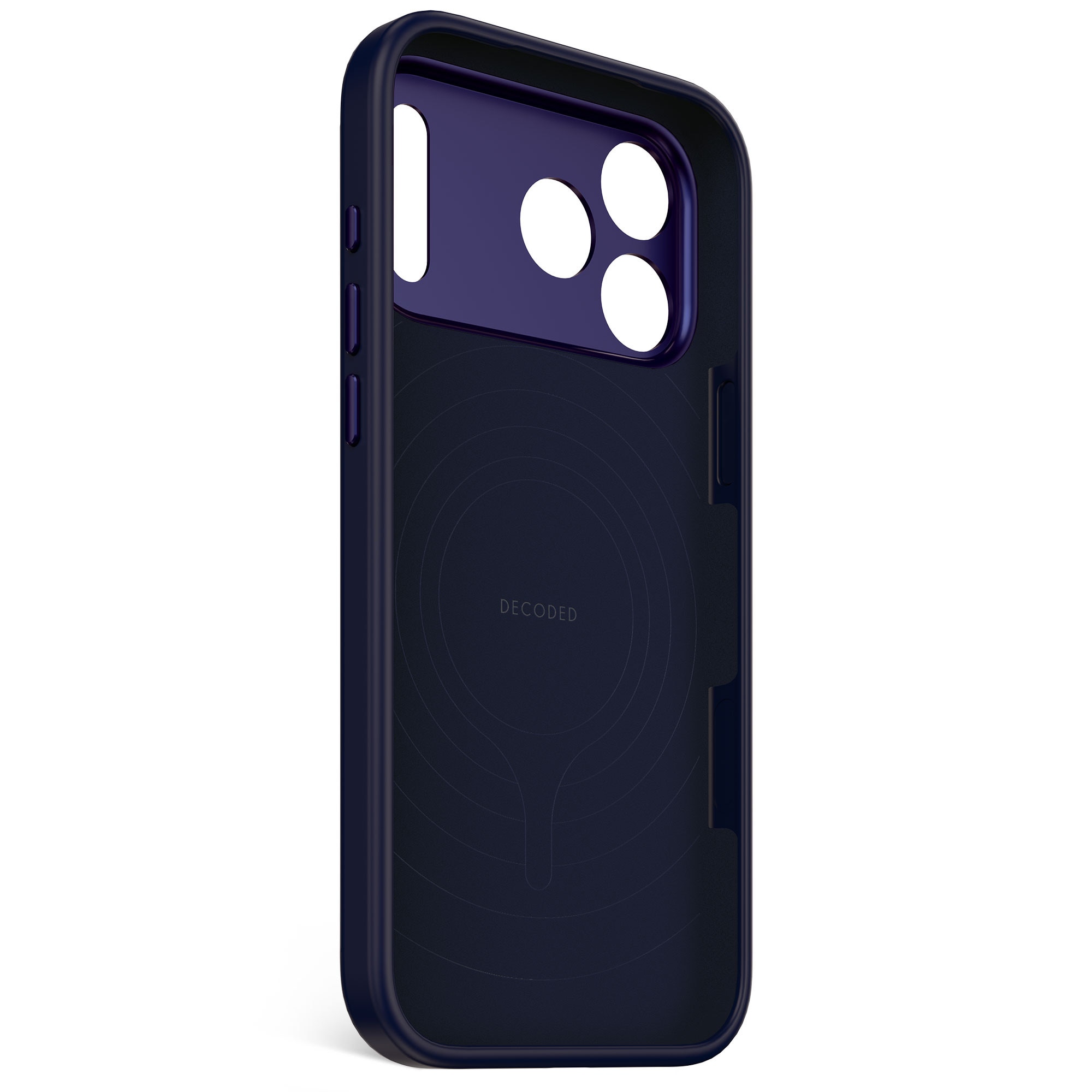 Husa din Silicon Antimicrobian DECODED pentru iPhone 17 Pro Max - True Navy