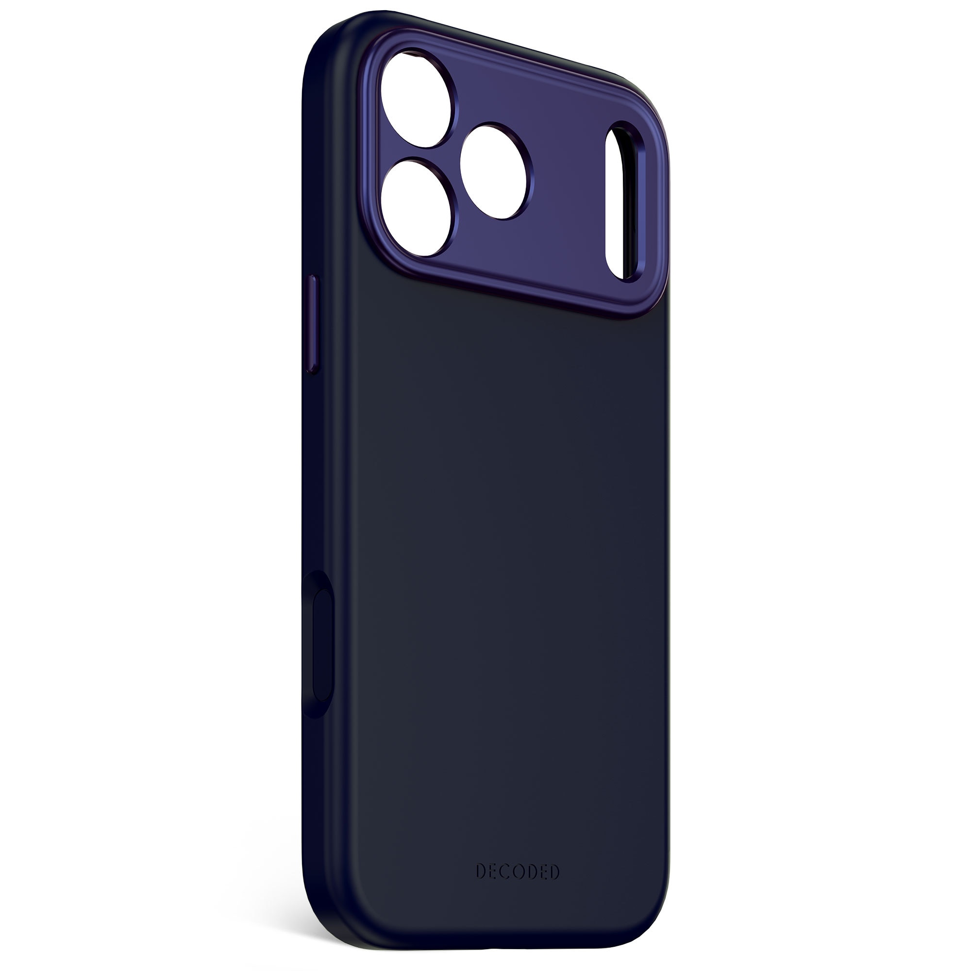 Husa din Silicon Antimicrobian DECODED pentru iPhone 17 Pro Max - True Navy