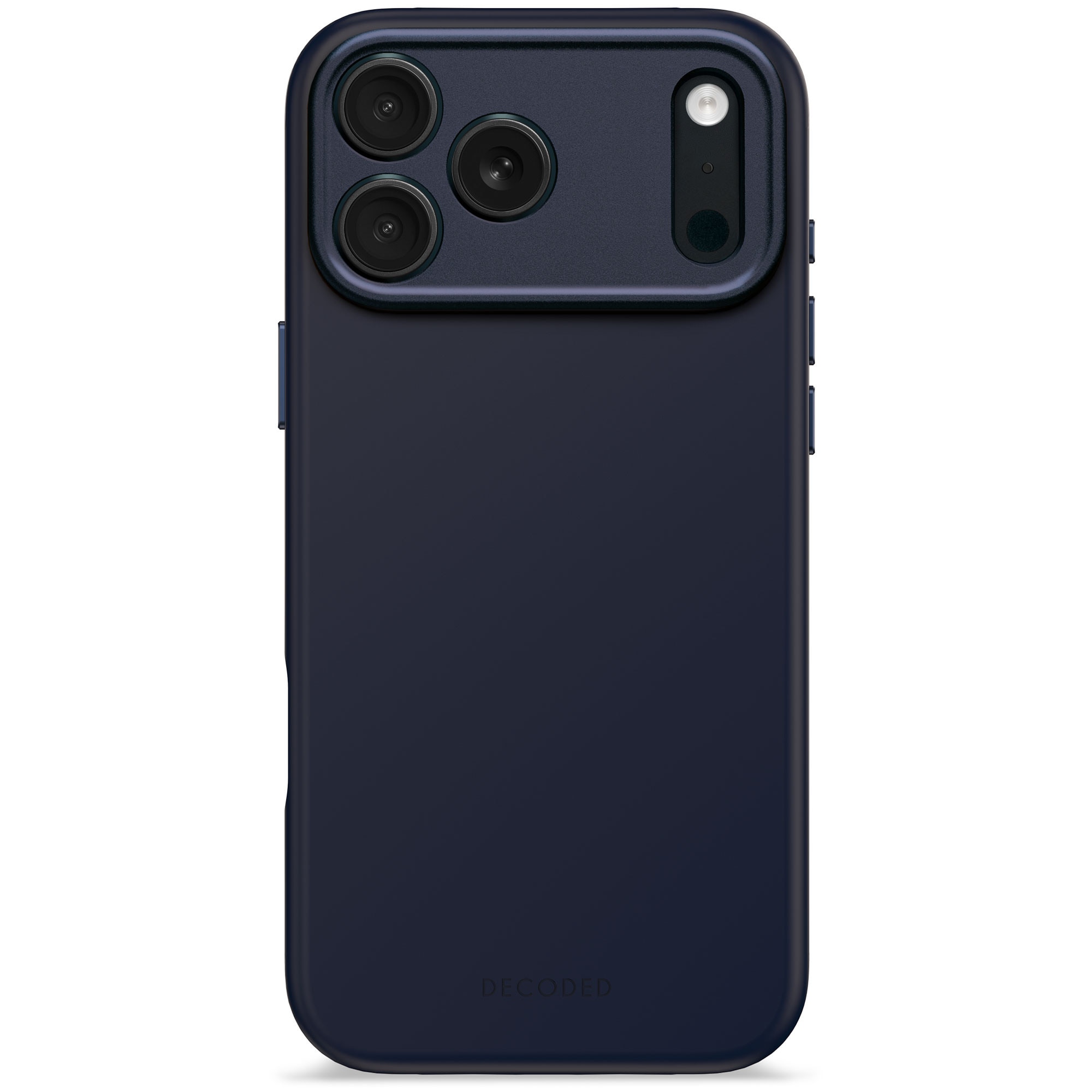 Husa din Silicon Antimicrobian DECODED pentru iPhone 17 Pro Max - True Navy
