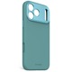 Husa din Silicon Antimicrobian DECODED pentru iPhone 17 Pro Max - Retro Blue