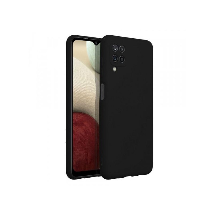 Husa pentru Samsung Galaxy A12 A125 / M12 M127 / A12 Nacho A127 Silicone Neagra