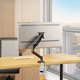 Стойка за монитор 13-34" инча, Triadyn FlexMount, Регулируемо рамо, PIVOT, До 10 кг, VESA, Органайзер за кабели, Захващане с щипка/винт към плот, Черна