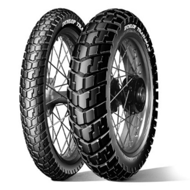 Anvelopă moto Dunlop Trailmax 130/90-10, fără cameră de aer, jantă 10 inch, spate