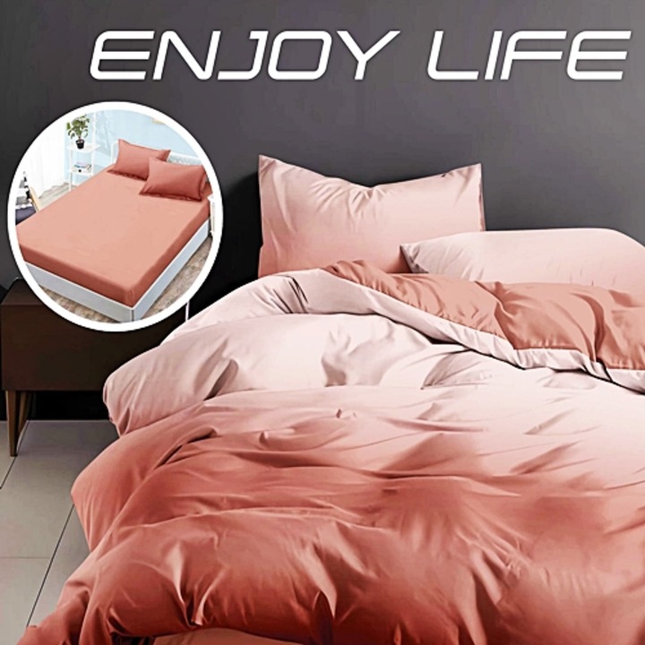 Lenjerie de pat Finet, cearceaf cu elastic 160x200cm, 6 piese, pentru pat dublu, multicolor, Ralex Pucioasa, FINHEL-34