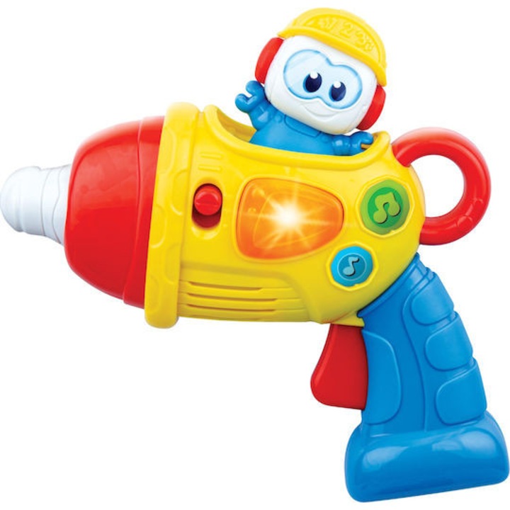 Jucarie interactiva pentru bebelusi, Winfun, cu lumina, 0-3 luni, pentru baieti