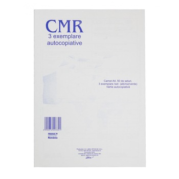 CMR 3 exemplare 50 seturi / carnet 150 file CMR 3 exemplare 50 seturi / carnet 150 file