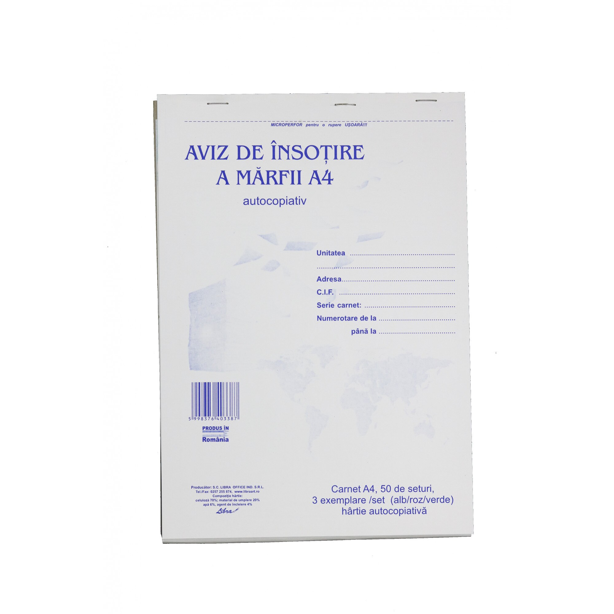 Aviz A4 3 EX. 150F Autocopiativ