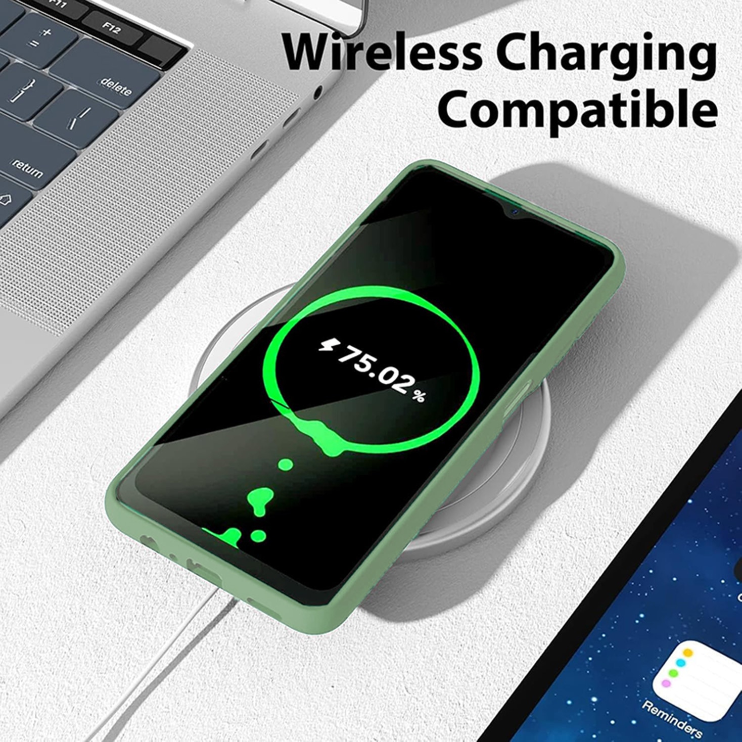 Carcasa pentru Google Pixel 9, Bumper din Cauciuc Lichid Siliconic, Cuseta, Ultra Subtire, Rezistenta la Socuri, Protectoare Antizgarieturi- verde pastel