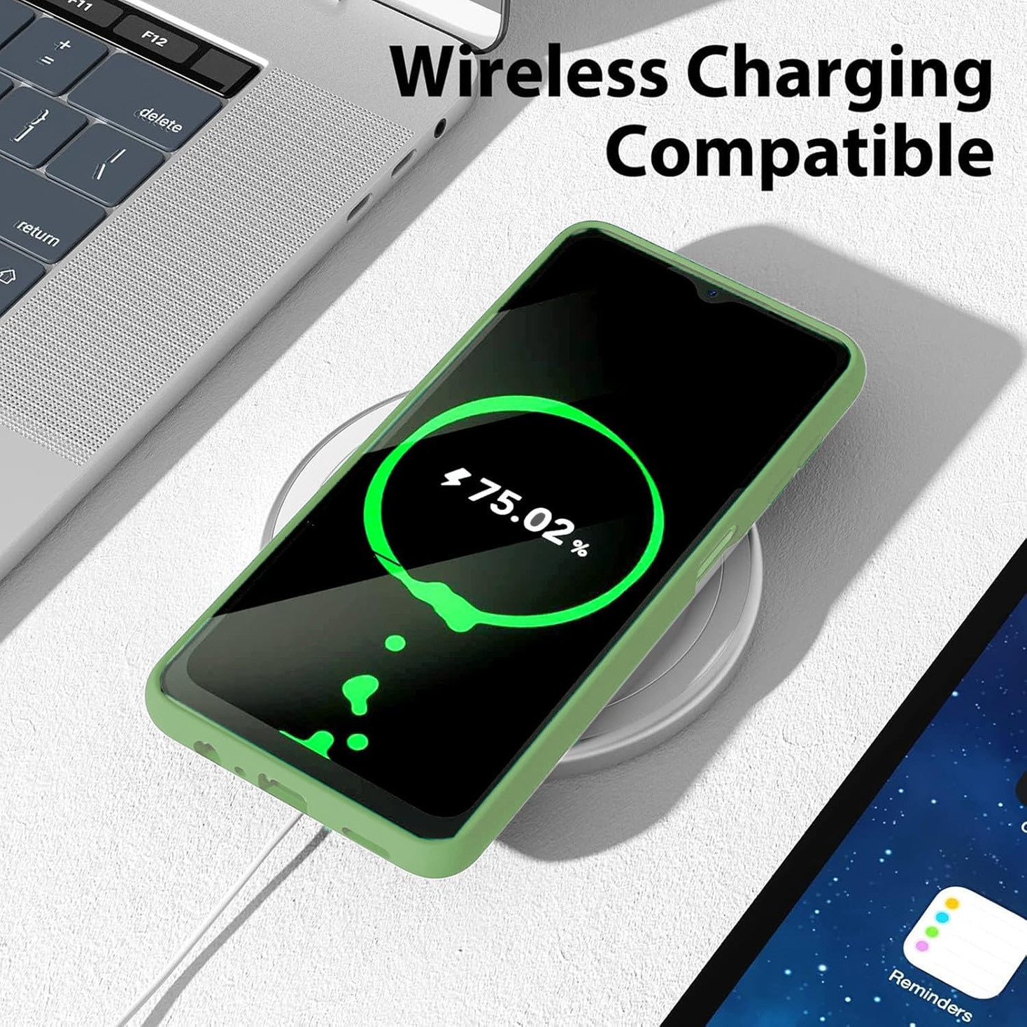 Carcasa pentru Google Pixel 9 Pro, Bumper din Cauciuc Lichid Siliconic, Cuseta, Ultra Subtire, Rezistenta la Socuri, Protectoare Antizgarieturi- verde pastel