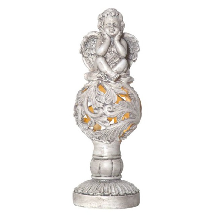 Lampa solara HLO, ангел пазител, 26x11cm, топла светлина, устойчива на атмосферни влияния