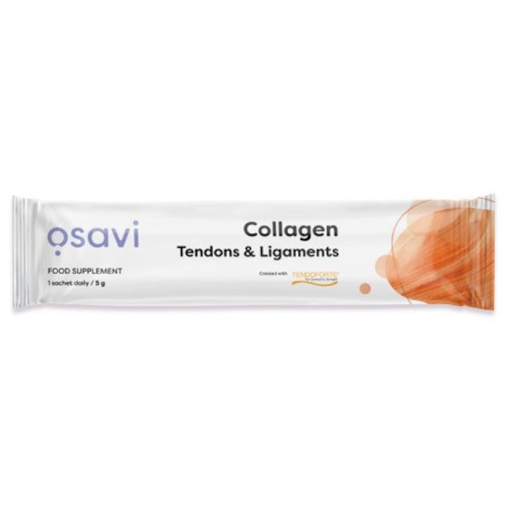 Colagen pentru tendon si ligamente, Osavi, 5g, cu peptida bioactiva TENDOFORTE, cupru si mangan