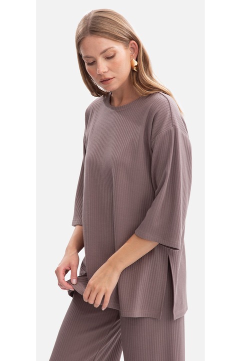 Суичър BeWear B301, овърсайз, 3/4, какао, Какао