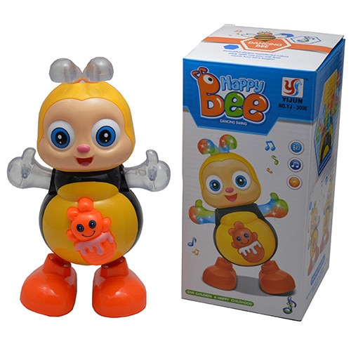 Albinuta Happy Bee cu sunet si lumini