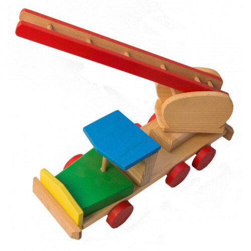 Masina de Pompieri din lemn