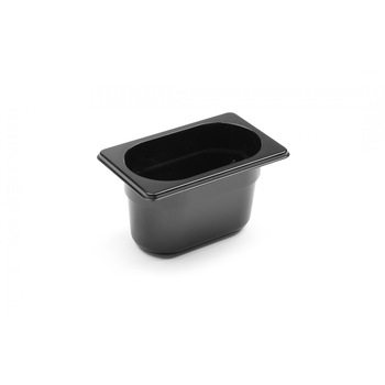 Tava Gastronorm GN 1/9, (H) 10 cm, 1 lt, Hendi, din policarbonat negru Tava Gastronorm GN 1/9, (H) 10 cm, 1 lt, Hendi, din policarbonat negru