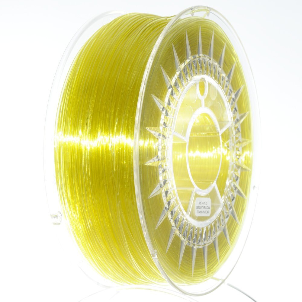 Filament: PLA semitransparent, galben (deschis) 1kg 195°C