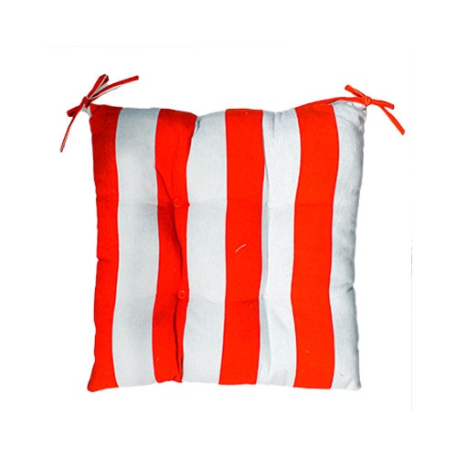 Pernuta pentru scaun alb orange 45x45cm