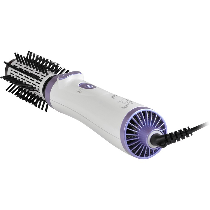 Perie rotativa cu aer cald HK 130 ionic, 800 W, ionizare, 2 trepte de temperatura Alb