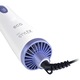 Perie rotativa cu aer cald HK 130 ionic, 800 W, ionizare, 2 trepte de temperatura Alb