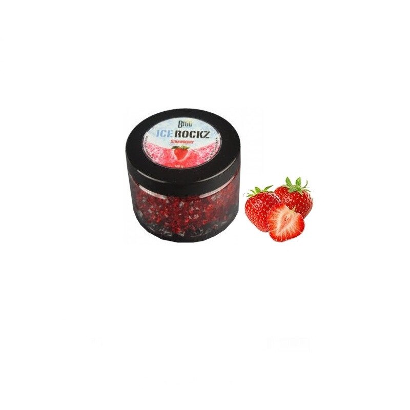 Aroma Pietre Narghilea Big Ice Rockz capsuni 120g + carbuni 10 buc