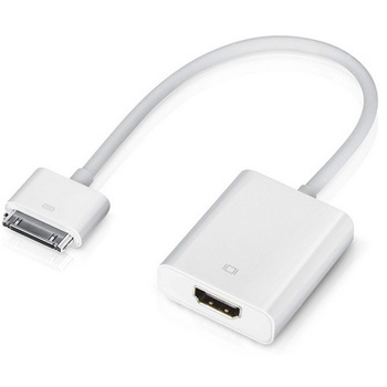Adaptor 30pin DOCK (tata) - HDMI (mama), pentru iPhone 4/4S, Hope R Adaptor 30pin DOCK (tata) - HDMI (mama), pentru iPhone 4/4S, Hope R