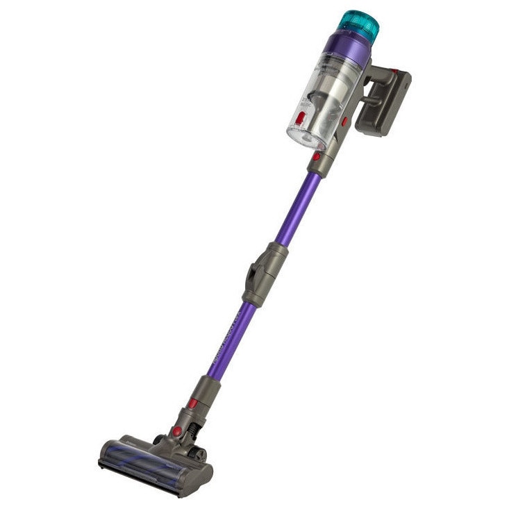 Aspirator vertical fără fir PRIMO PRVC-40507, motor BLDC 550W, funcție de mop, violet-gri