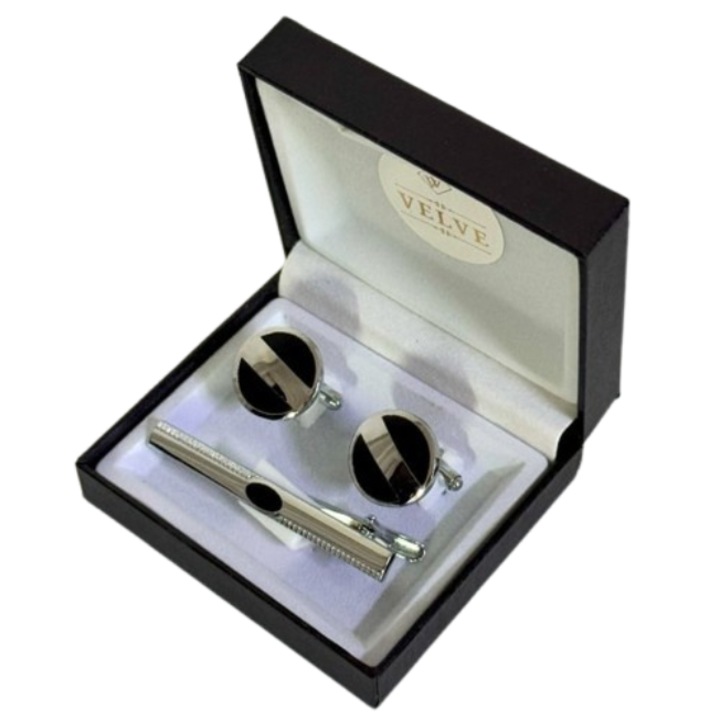 Set butoni camasa si ac de cravata, Exclusive Style XVIII Velve