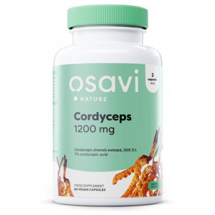Cordyceps, Osavi, 60 capsule vegane, pentru femei, multivitamine