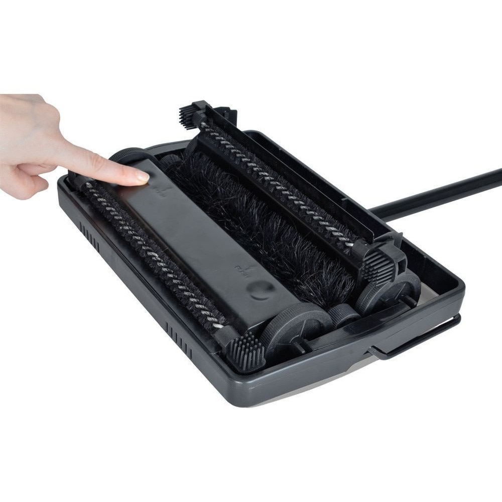 Aspirator Mecanic Orion Kaska 28x20x6 cm, Metal și Plastic, 3 Perii Rotative, Gri