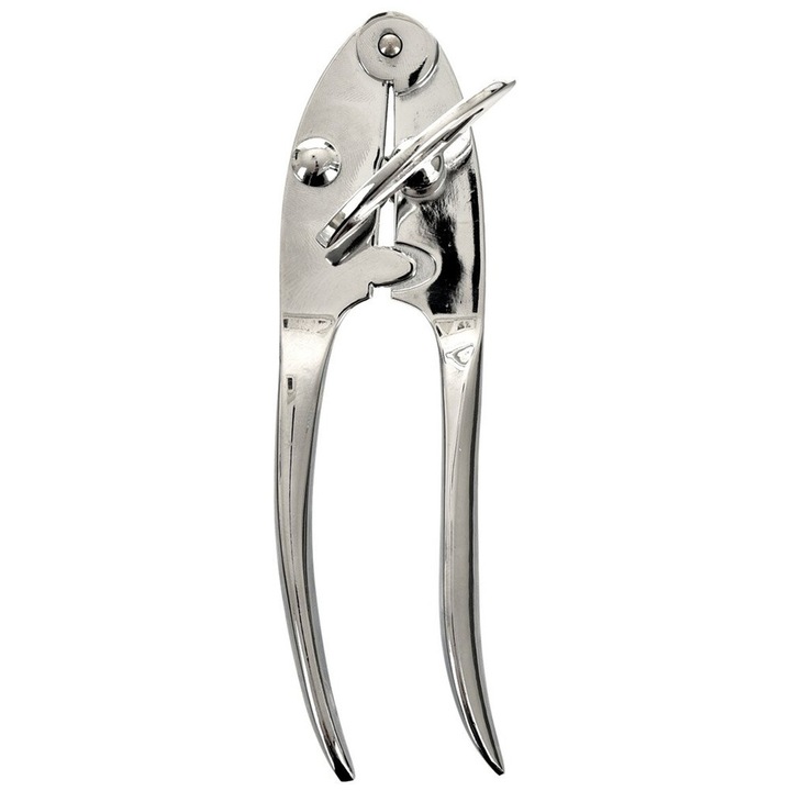 Отварачка за консерви, Орион, 17x4 см, Ръчна, Метална, Лесна за почистване, Подходяща за съдомиялна машина, Ергономична дръжка, Сребрист