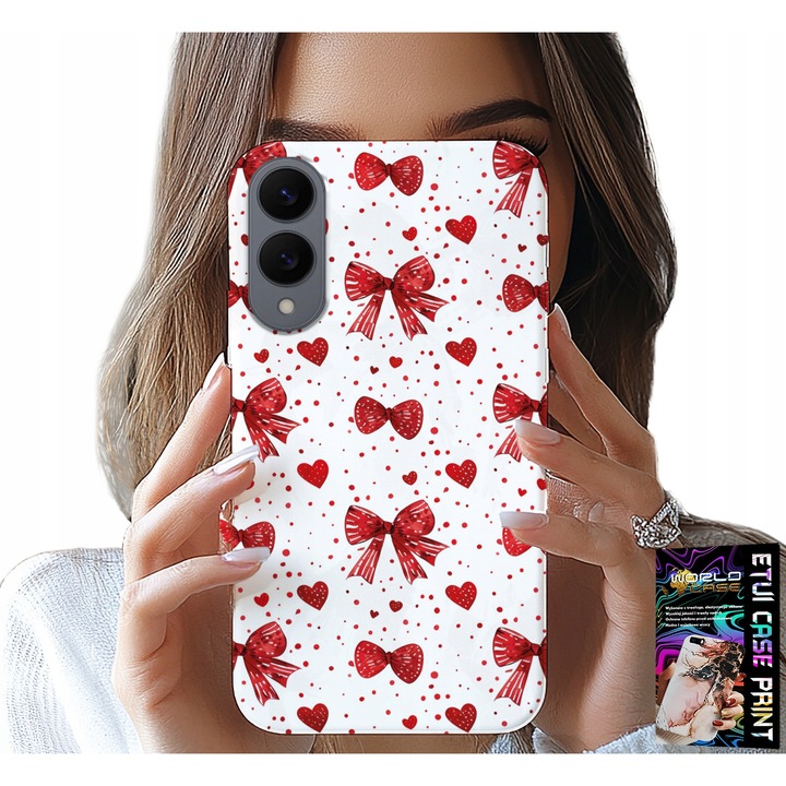 Telefontok, World Case, Samsung Galaxy S25 Edge, szilikon, piros