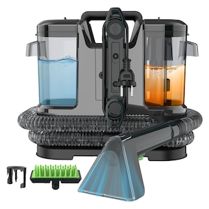 Aspirator portabil pentru covoare, design maner, capacitate rezervor curat 1.8L, capacitate rezervor murdar 0.8L, 500W, 5m cablu