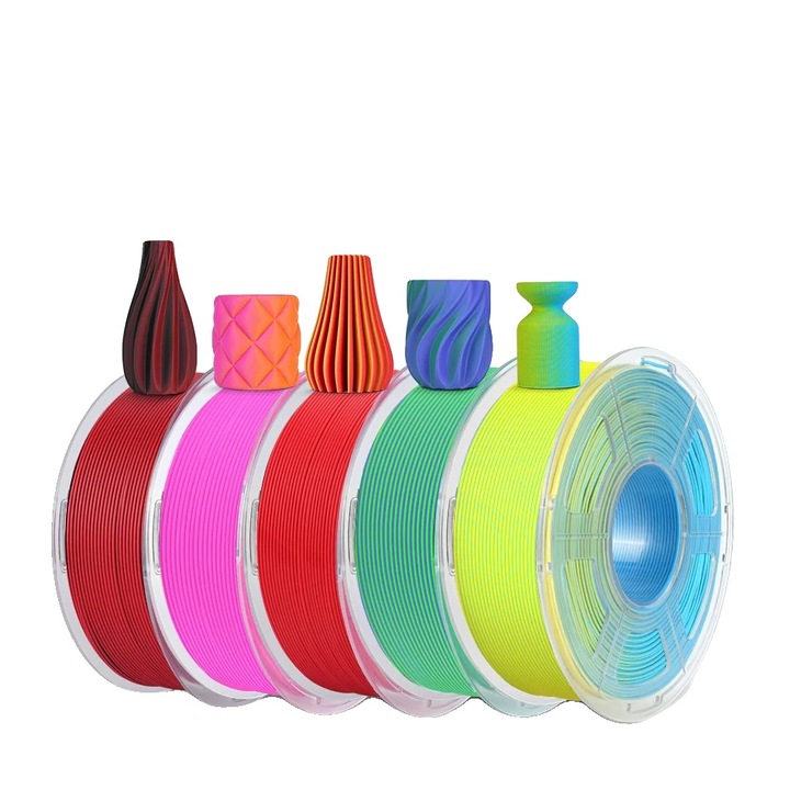 Filament 3D, Mix-19, 5 role, 1.75mm, PLA, multicolor