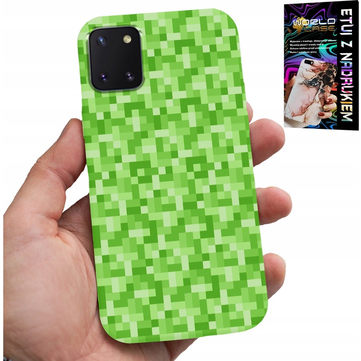 Telefontok, World Case, Samsung Galaxy A81, szilikon, többszínű nyomtatás, 0,2cm