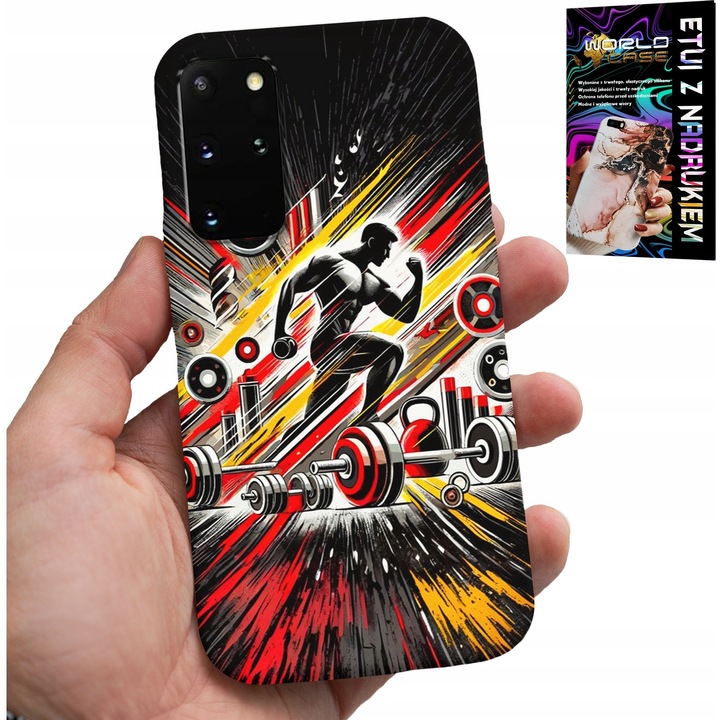 Tok Samsung Galaxy S20 Plus-hoz, World Case, nyomtatott, szilikon, többszínű