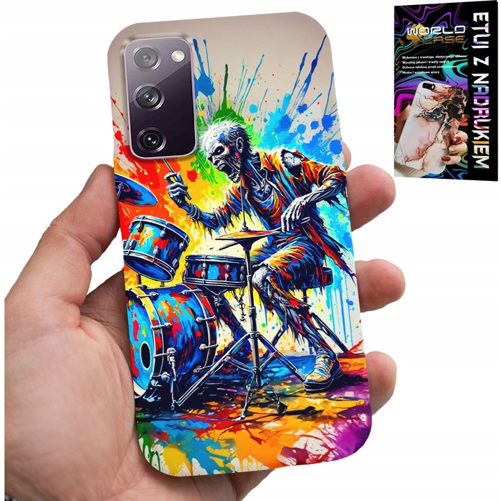 Telefontok, World Case, Samsung Galaxy S20 Lite, gumi, Skeleton dizájn