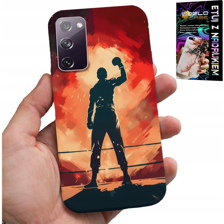 Telefontok, World Case, Samsung Galaxy S20 FE, szilikon, MMA Warriors modell, többszínű